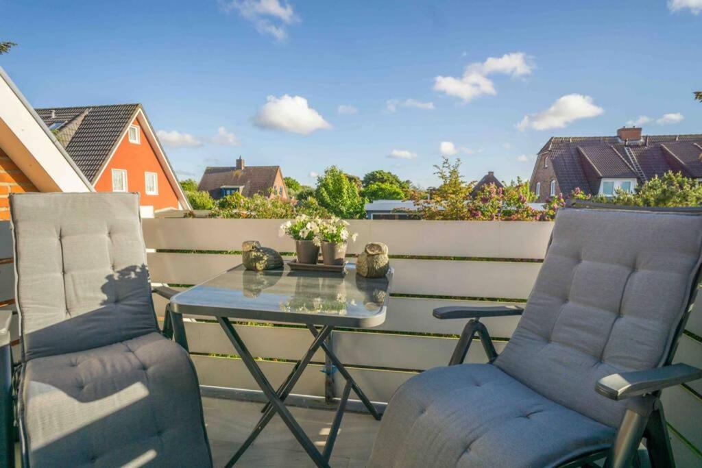 Apartament Maritim Und Individuell In Wenningstedt Mit Balkon Zewnętrze zdjęcie